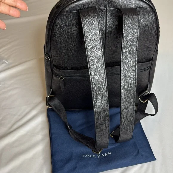 Cole Haan Black Grand Series Black Backpack - Picture 9 of 15